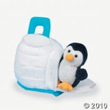 ★ペンギンとイグルーセット★ [plush-penguin-with-igloo]