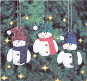 ★スノーマン Ornaments 3個入/セット★